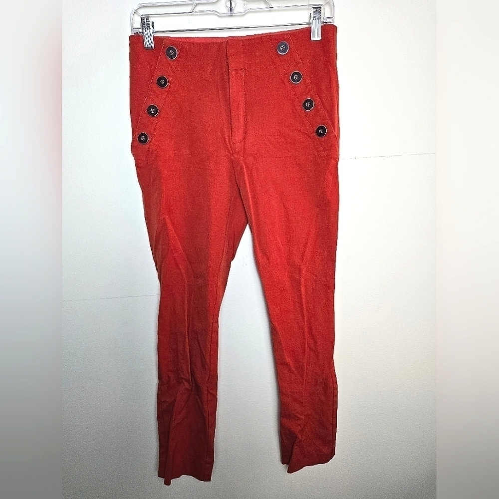 Women's Anthropologie The Essential Slim Sailor‎ Pants Size 4